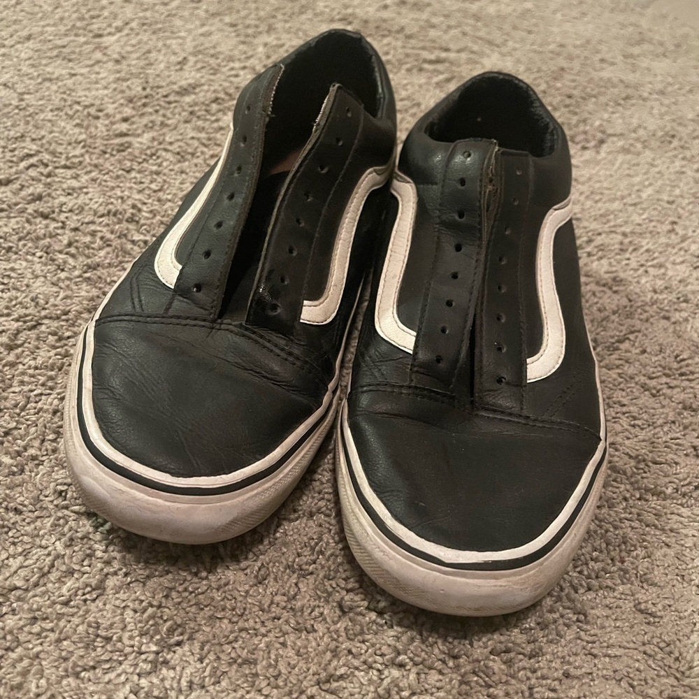 Mens Leather Vans classics